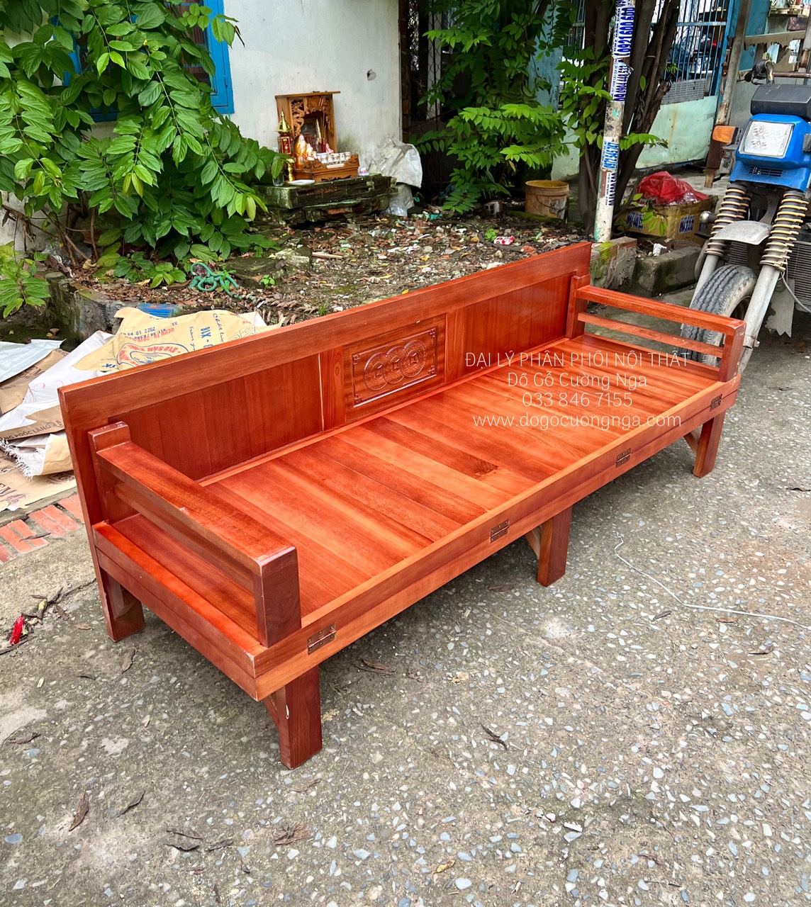 giuong gap go xoan dao