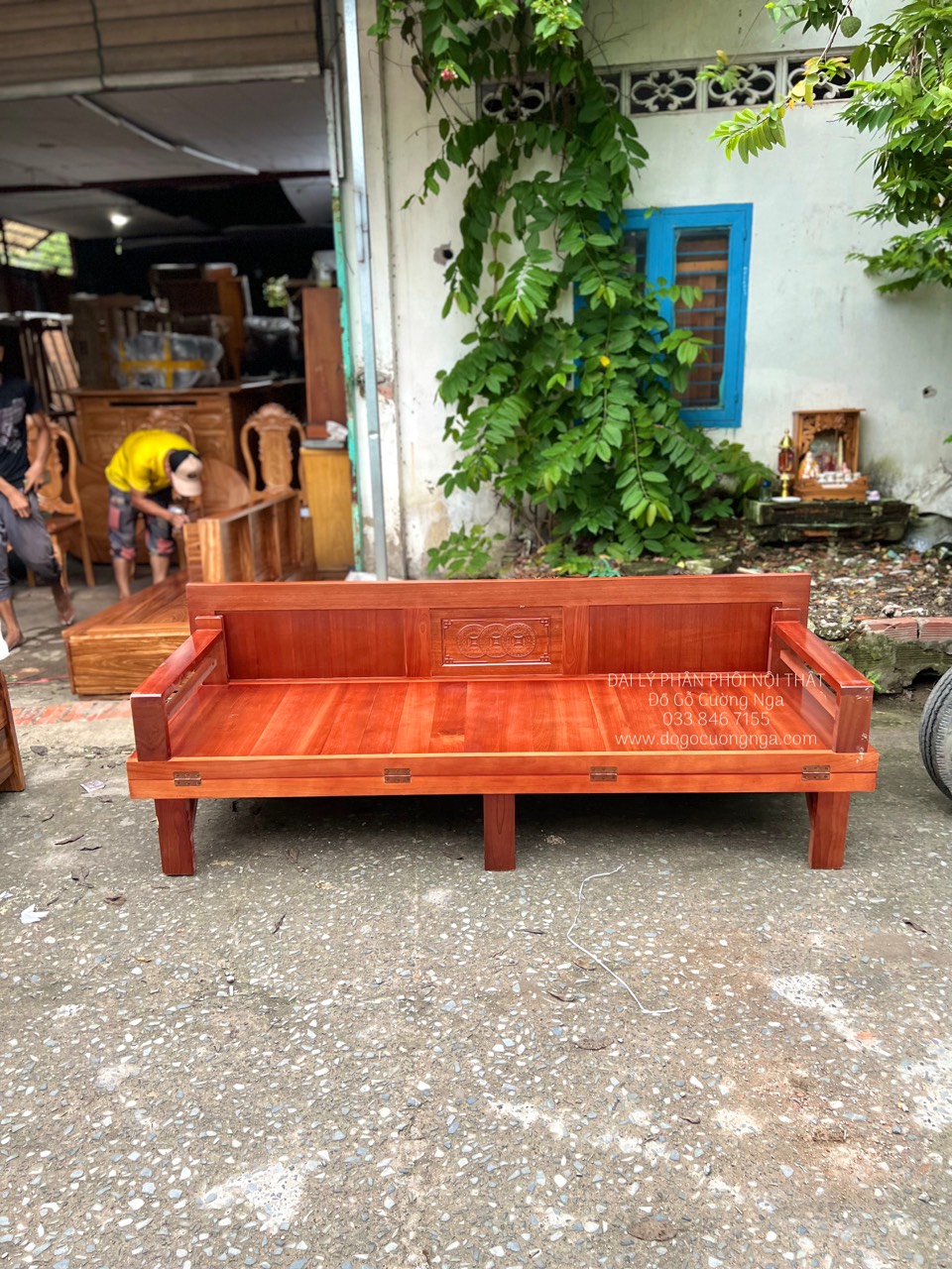 giuong gap go xoan dao