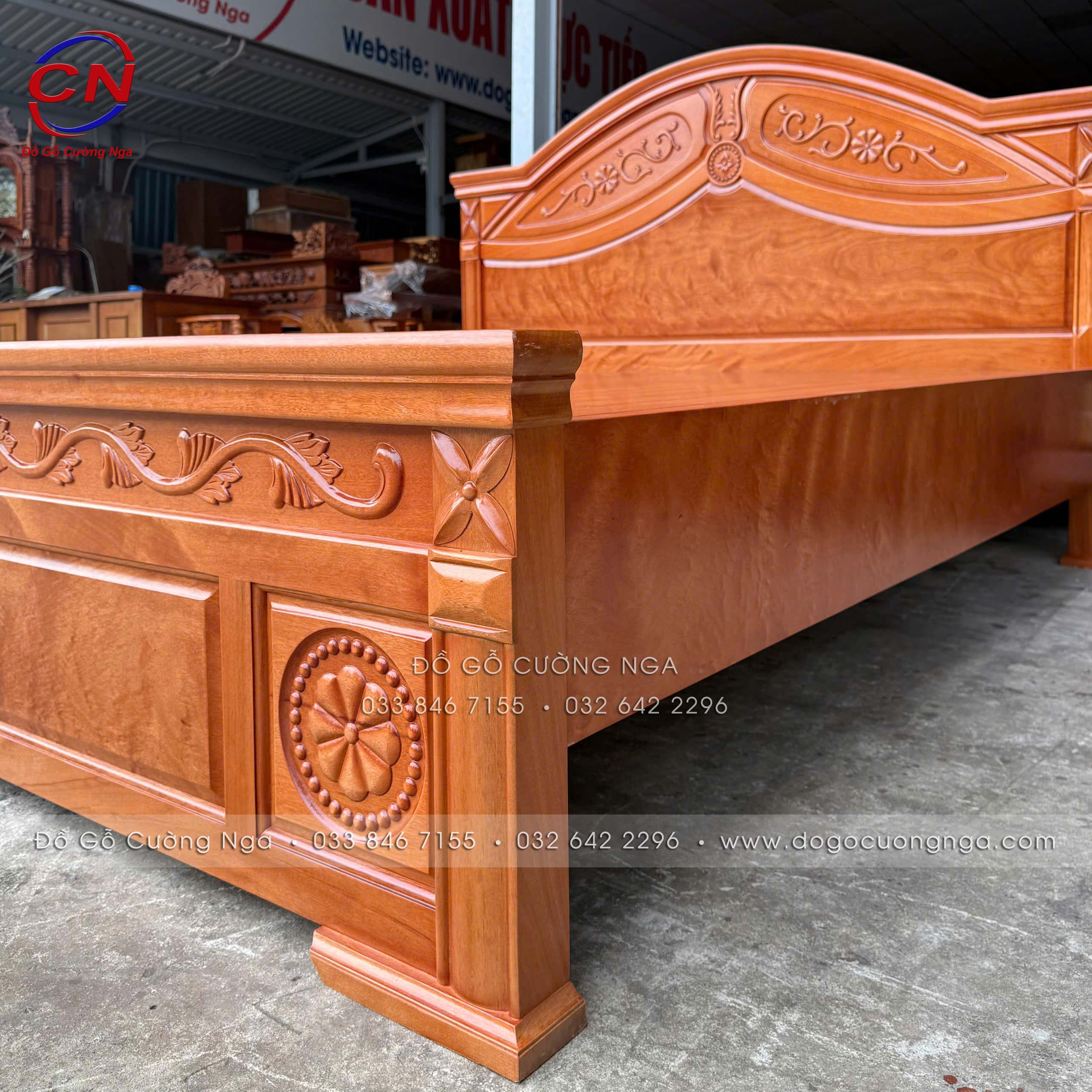 giường gỗ đinh hương