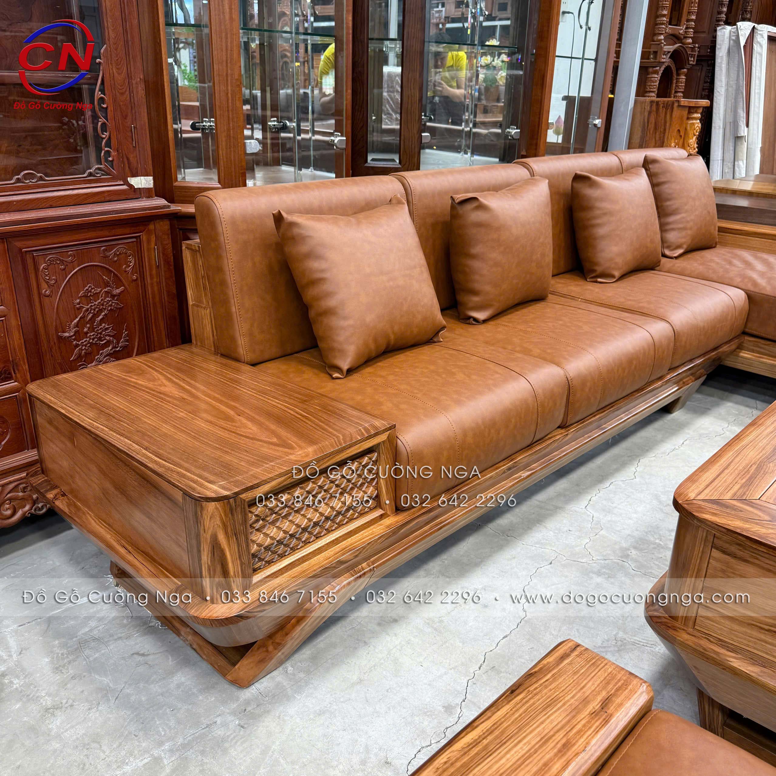 sofa goc L huong xam