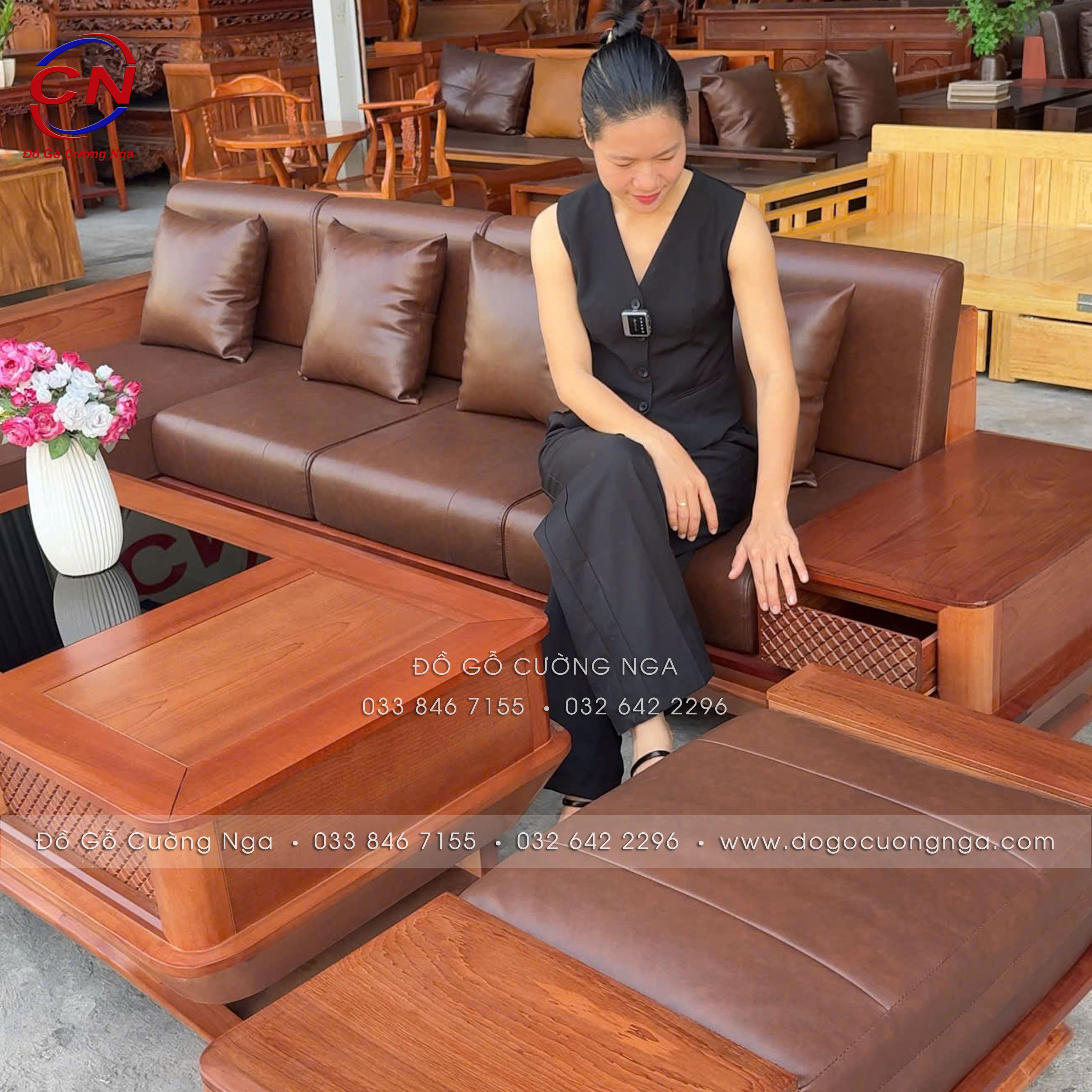 sofa goc L go xoan dao