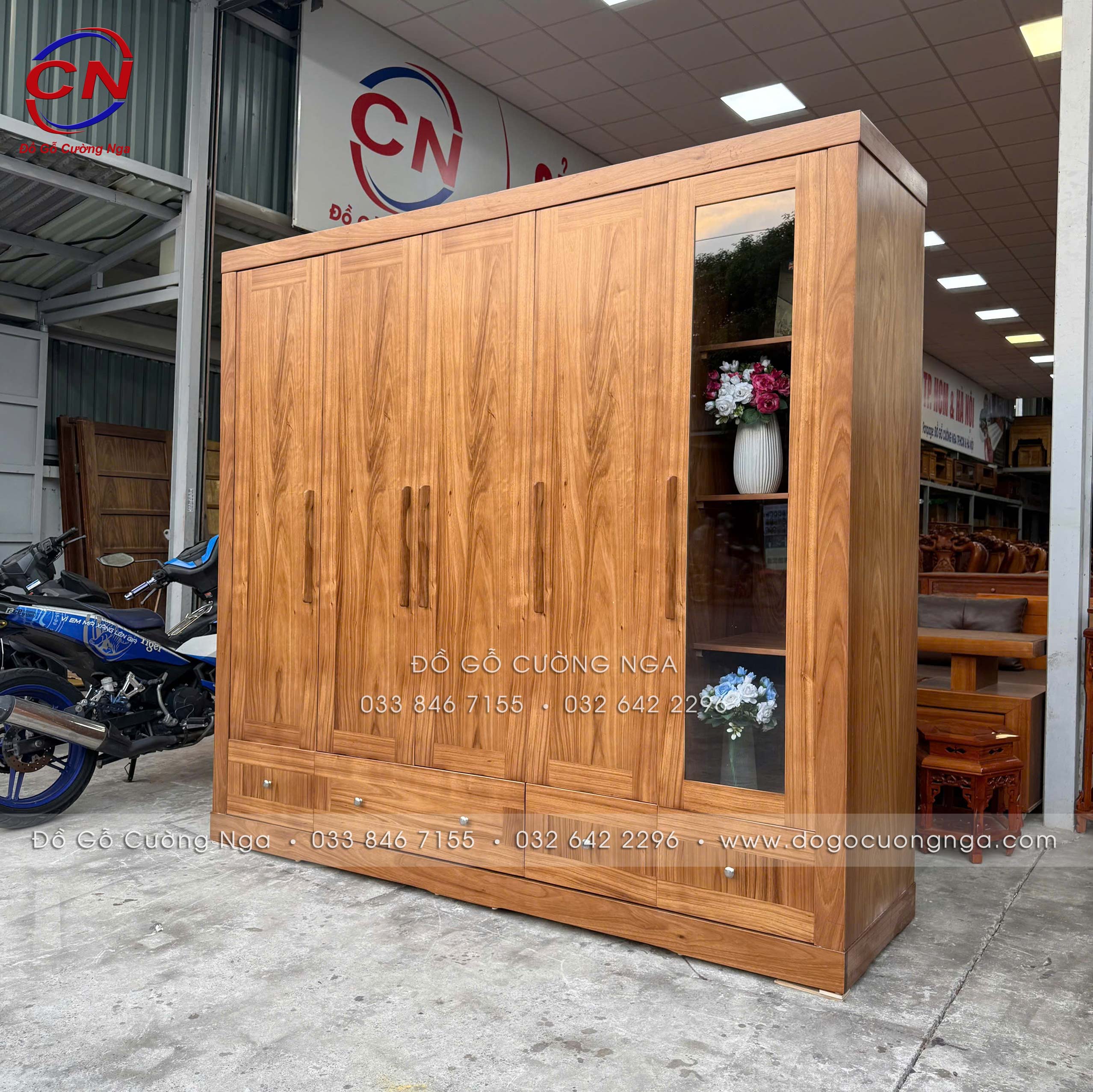 tu ao go huong xam 5 canh