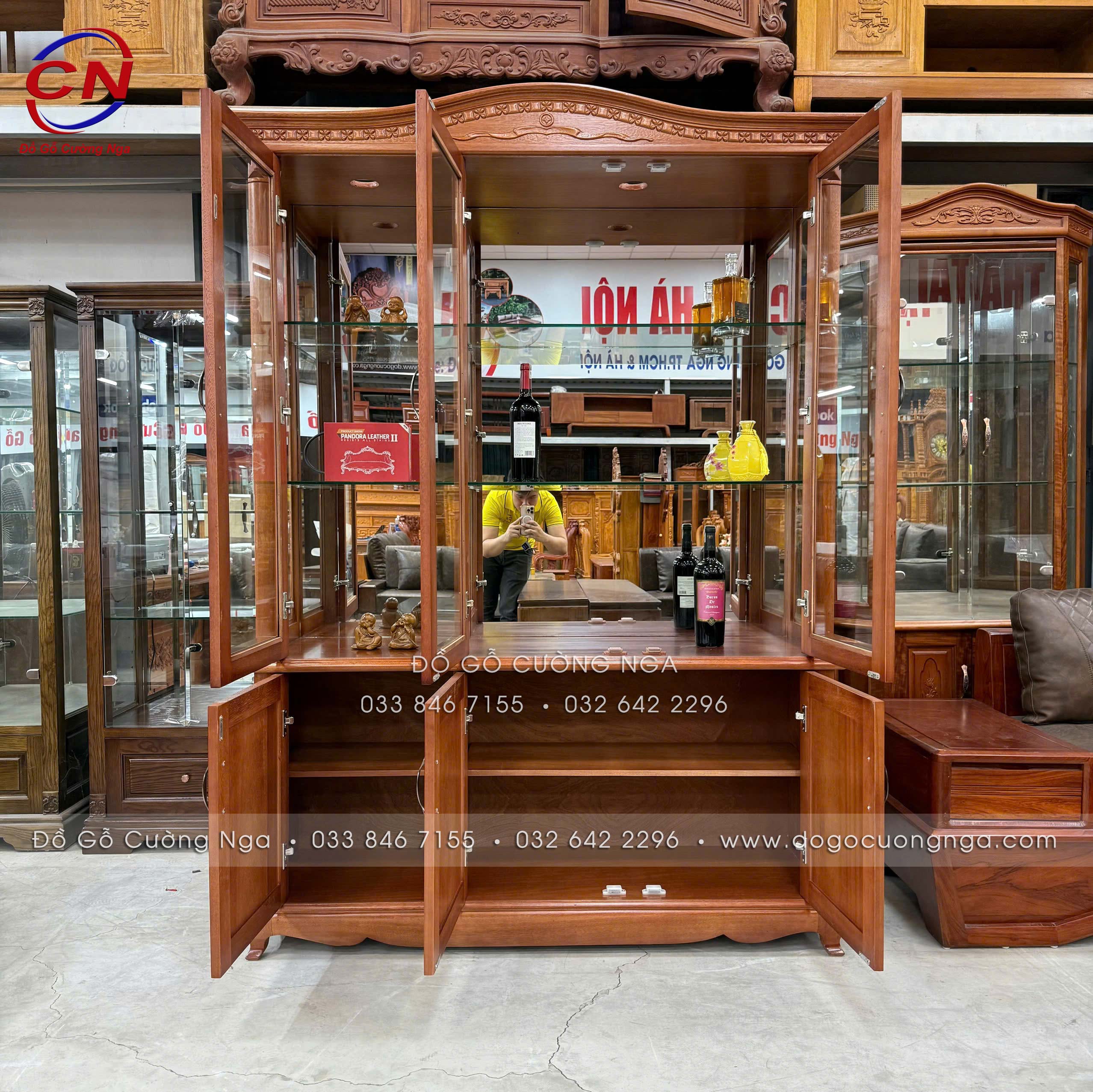 tu ruou vuong xoan dao 1m45