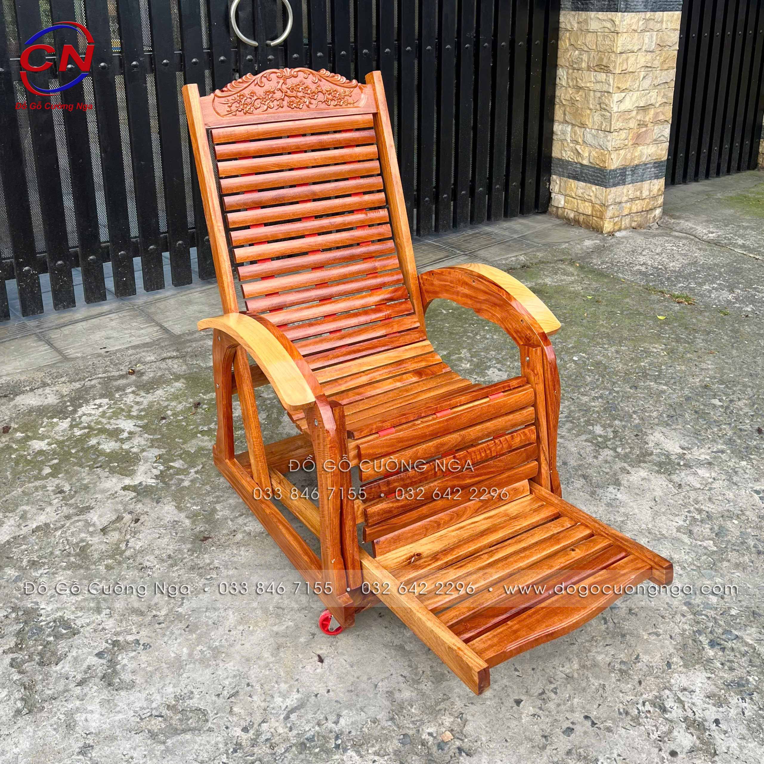 ghế dây căm xe gỗ 