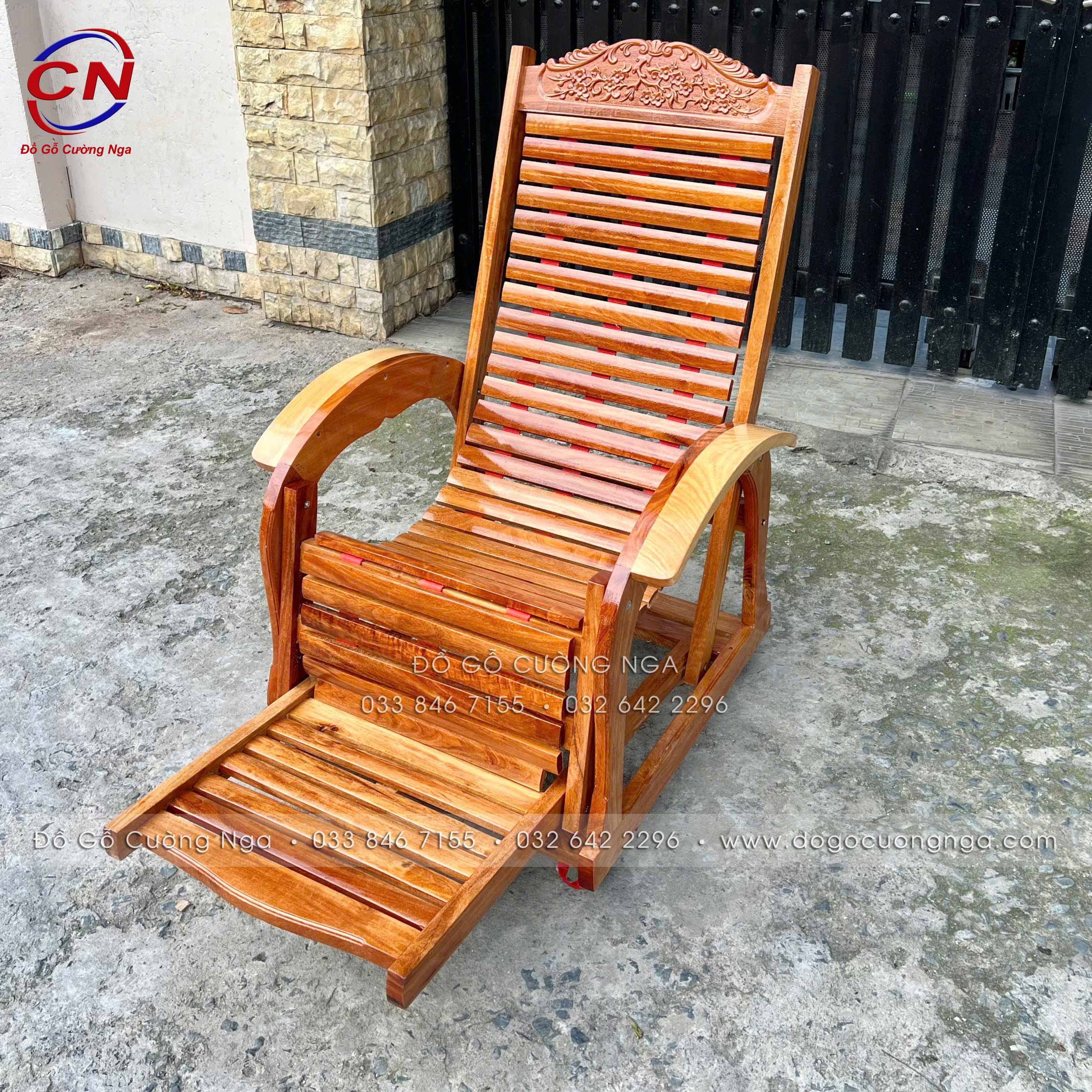 ghế dây căm xe gỗ 
