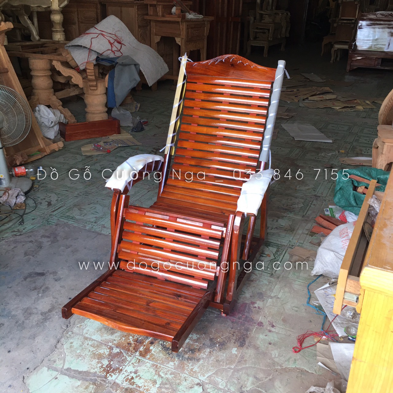 ghế dây gỗ tràm
